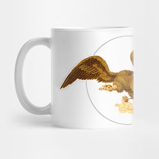 The Vulture carries the Baby Mug